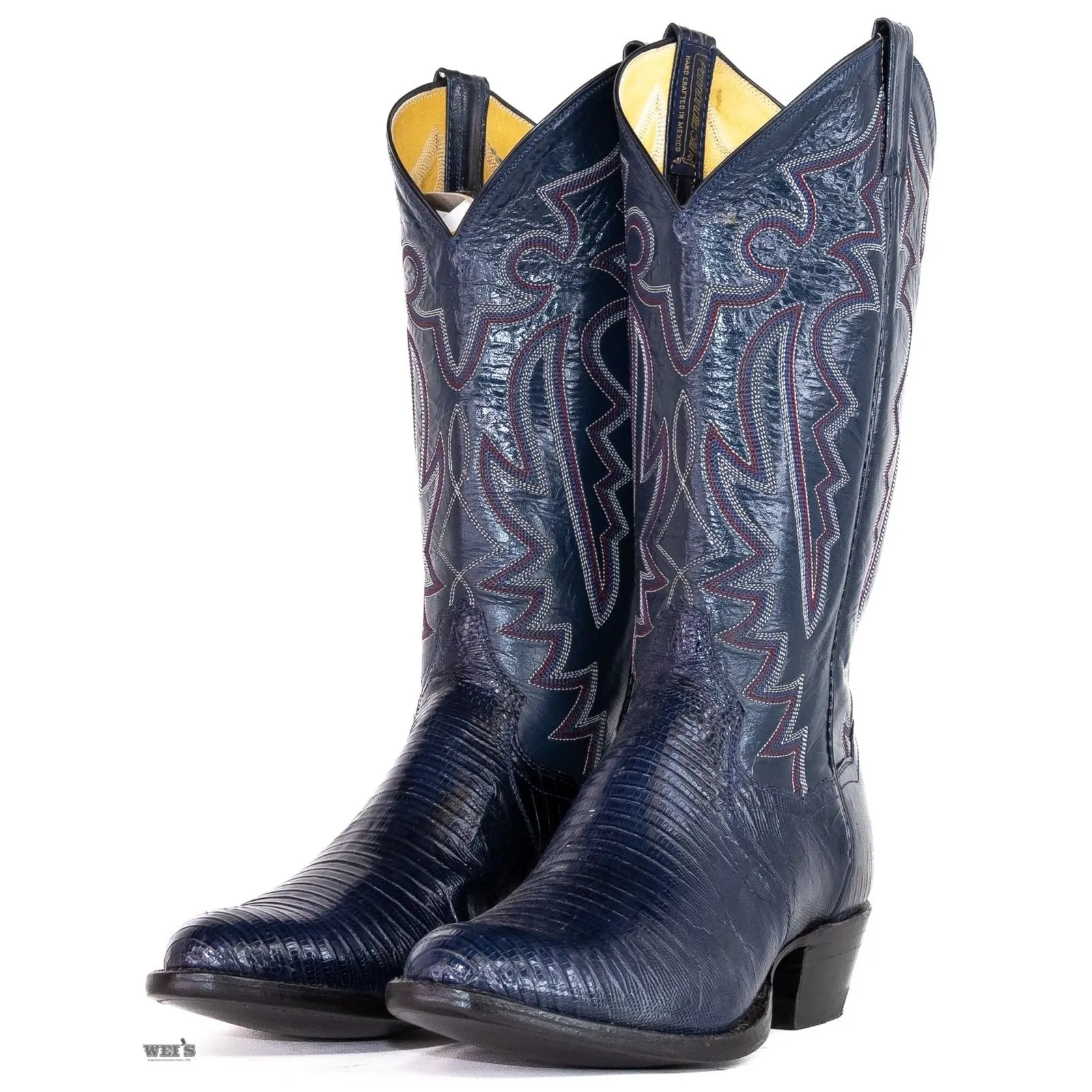 Panhandle Slim Men's Cowboy Boots 14" Exotic Lizard 2-LIZARD