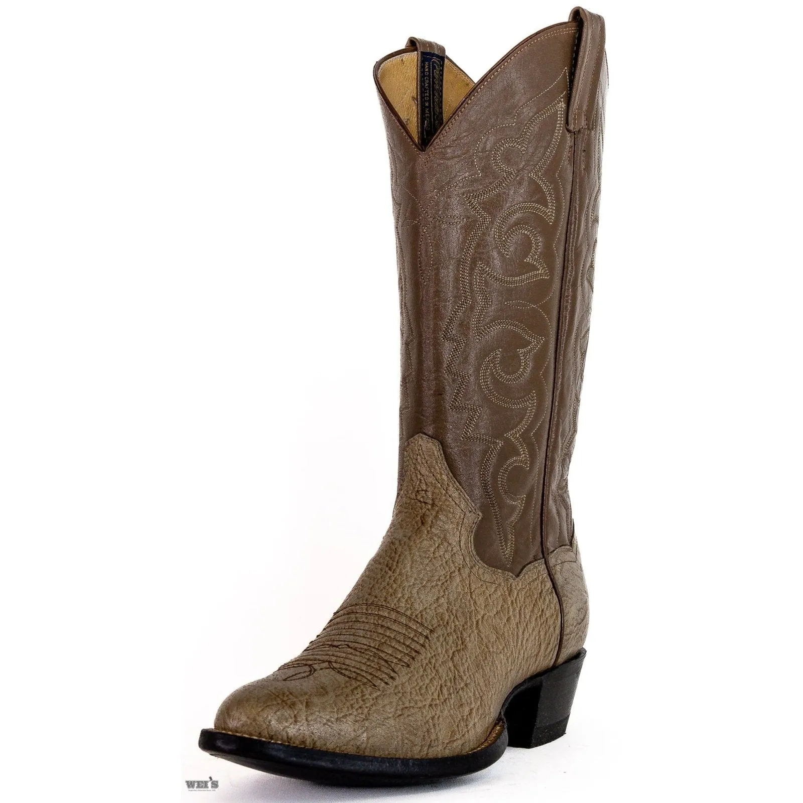 Panhandle Slim Men's Cowboy Boots 14" Exotic Shark Taupe 13-SHARK