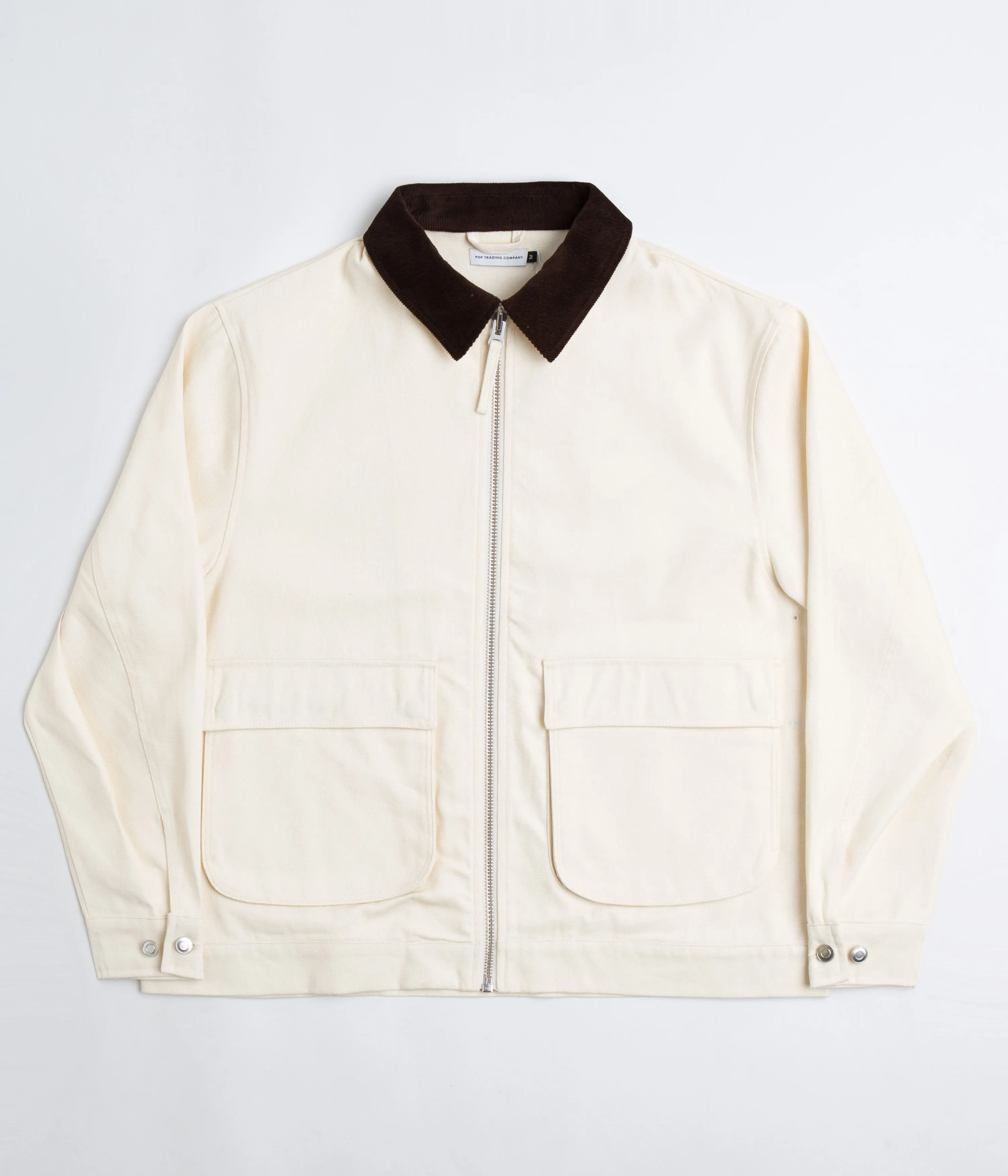Pop Trading Company ROP Full Zip Jacket - Off White