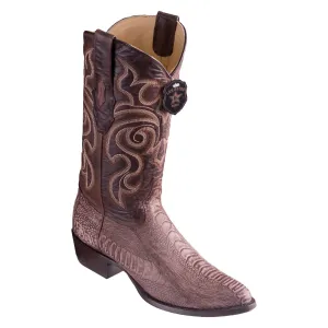 R Toe Cowboy Boots - Round  Toe Cowboy Boots Los Altos Men's Brown Caiman Belly Cowboy Boots Round Toe