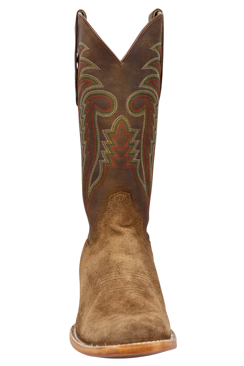 R. Watson Cowhide Cowboy Boots - Arizona Tan