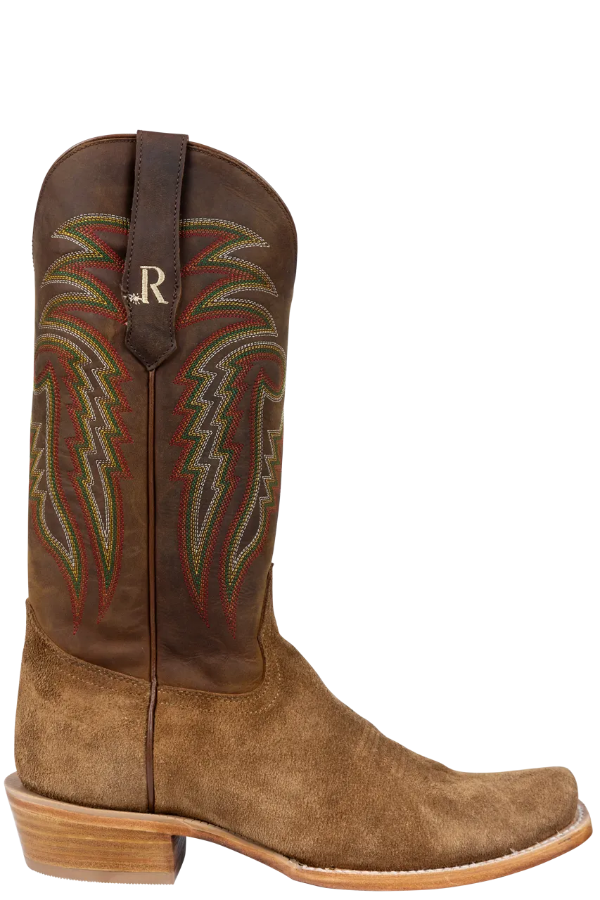 R. Watson Cowhide Cowboy Boots - Arizona Tan
