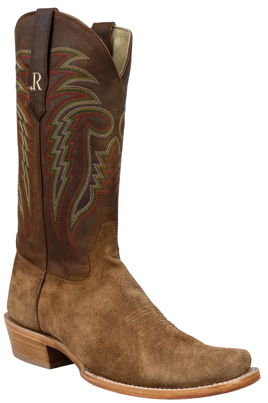 R. Watson Cowhide Cowboy Boots - Arizona Tan