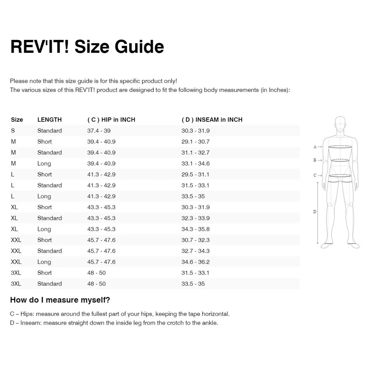 REV'IT! Men's Peninsula Off-Road Adventure Motorcycle Pants