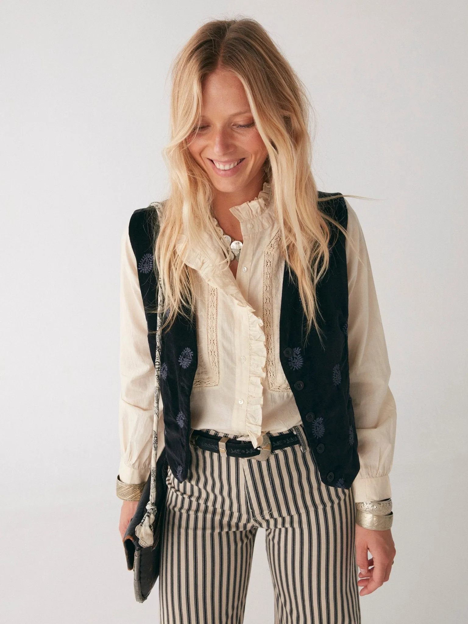 Riya Blouse - Victorian Ivory