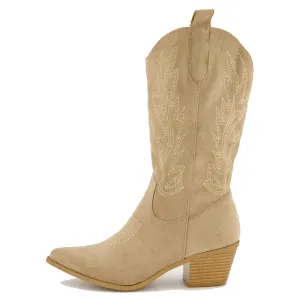 Rosetta Sueda Boots - Taupe