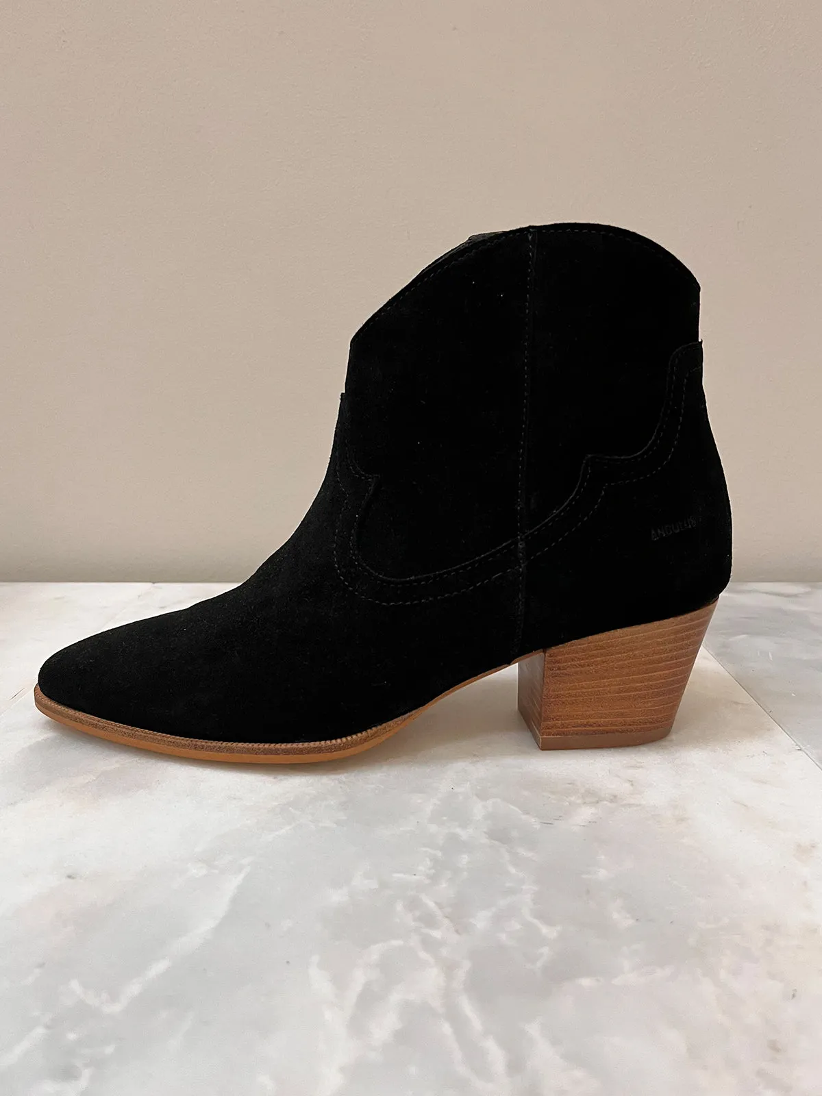 Suede Cowboy Boots