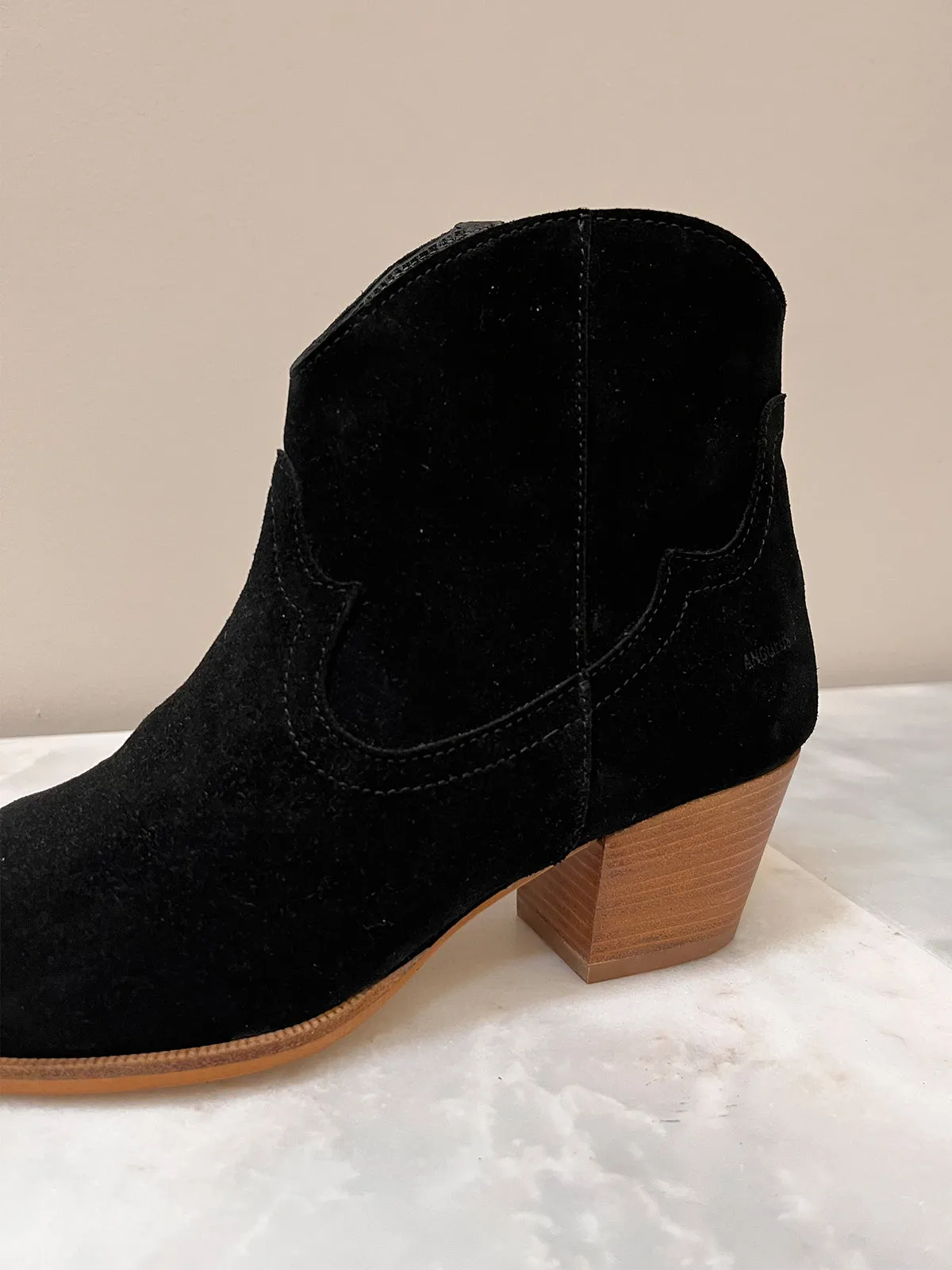 Suede Cowboy Boots