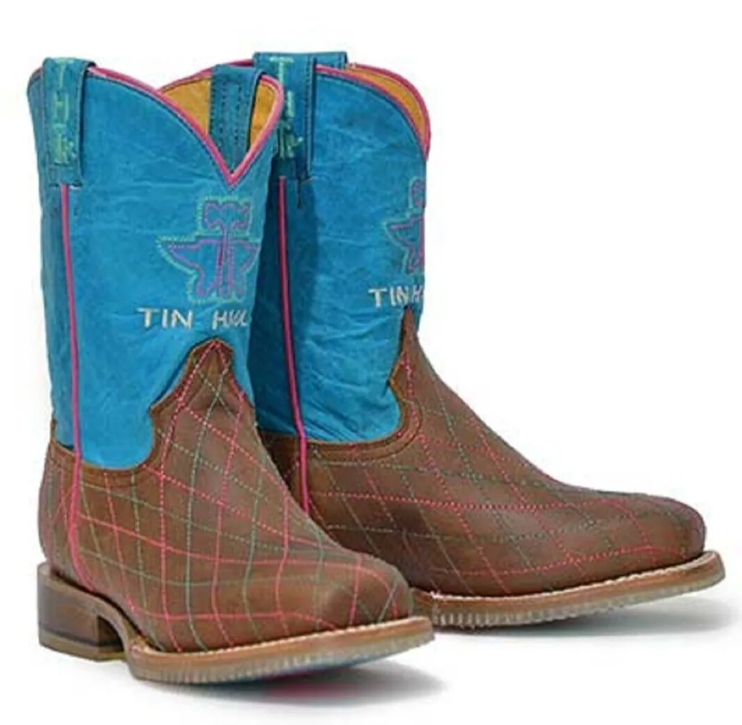 Tin Haul Girl's Youth 'Hearts & Colts' Western Cowgirl Boots
