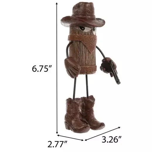 Tough Cowboy Statue tabletop and Charming gift.