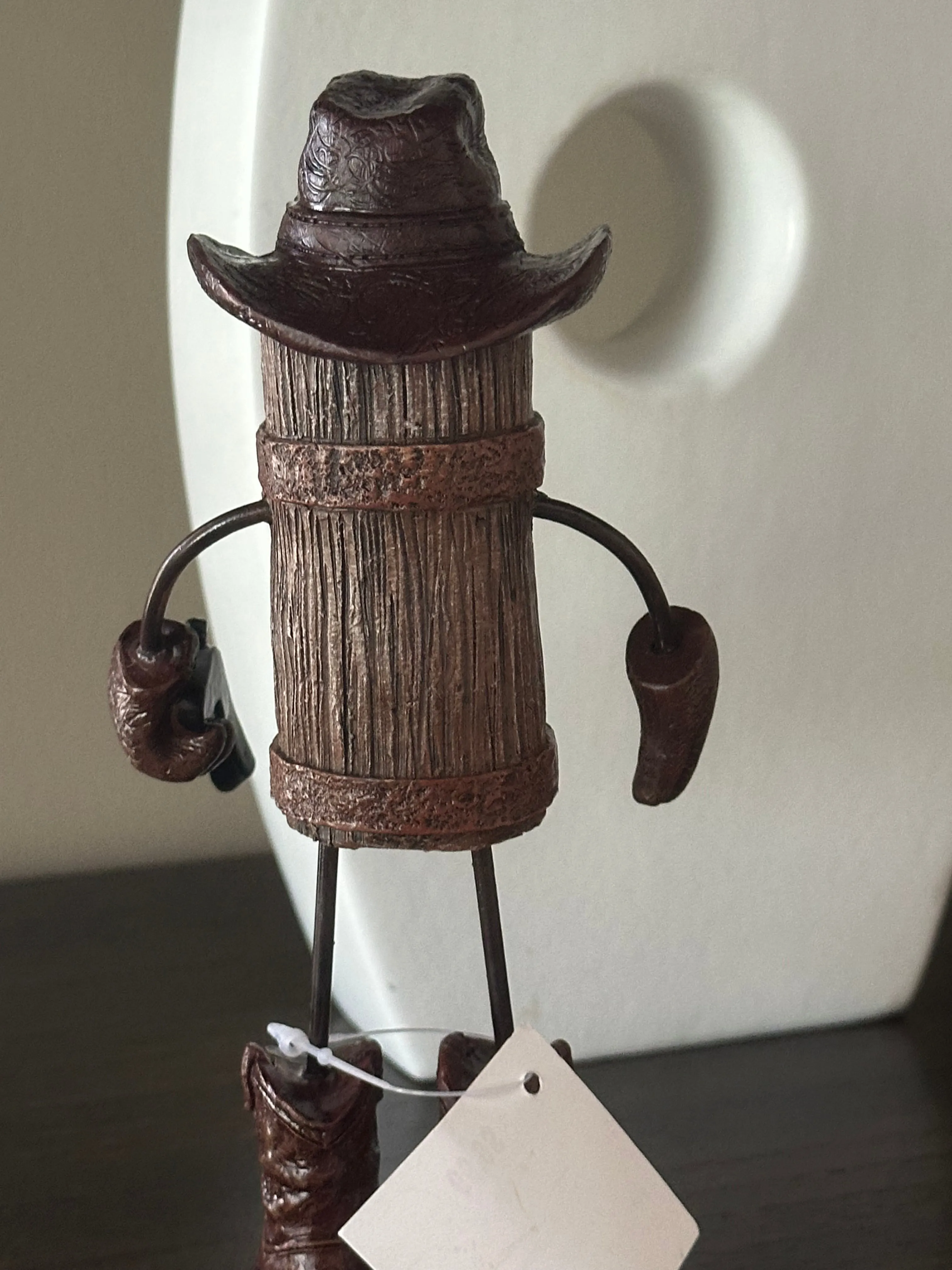 Tough Cowboy Statue tabletop and Charming gift.