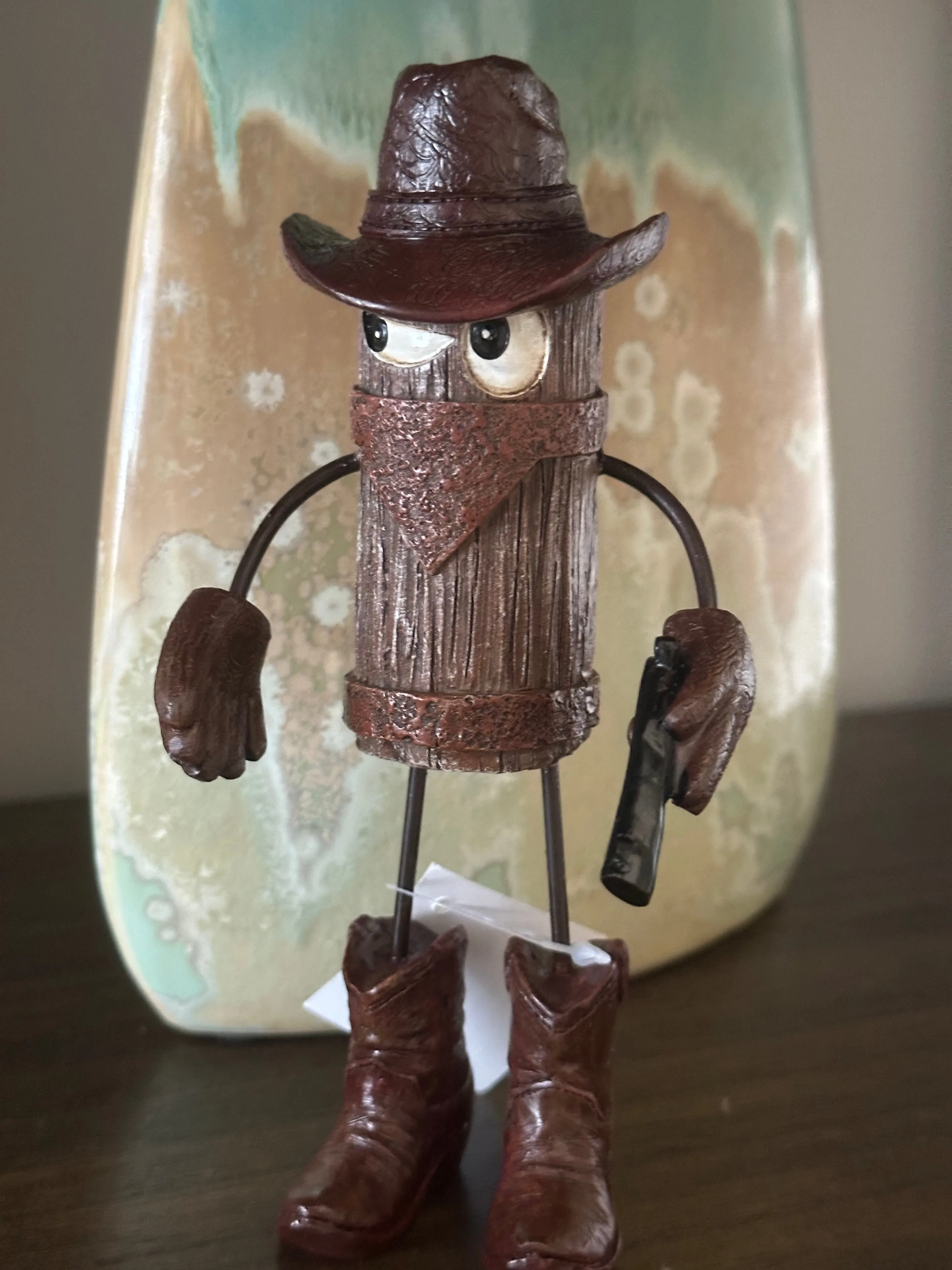 Tough Cowboy Statue tabletop and Charming gift.