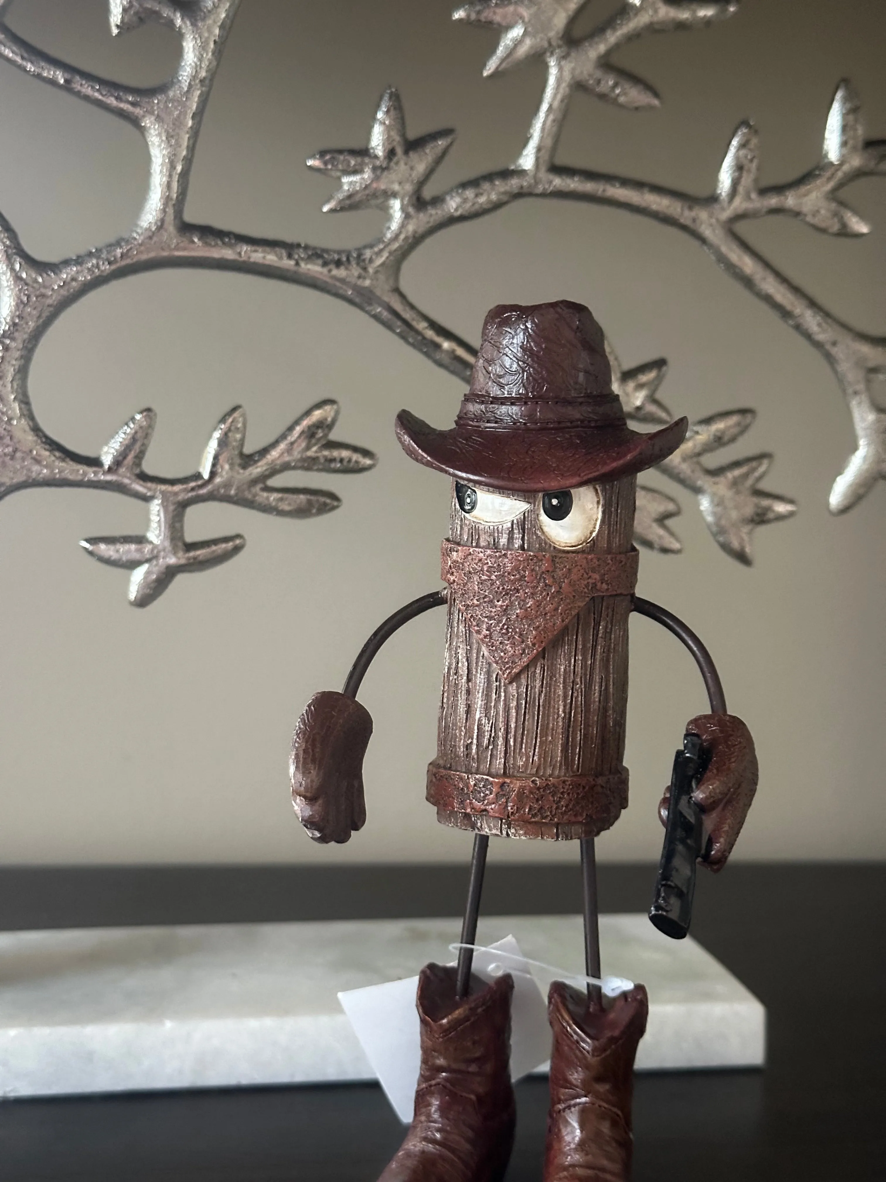 Tough Cowboy Statue tabletop and Charming gift.