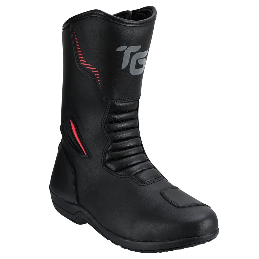 Tuff Gear Motorcycle Cruiser Touring Waterproof Microfiber Leather Boots