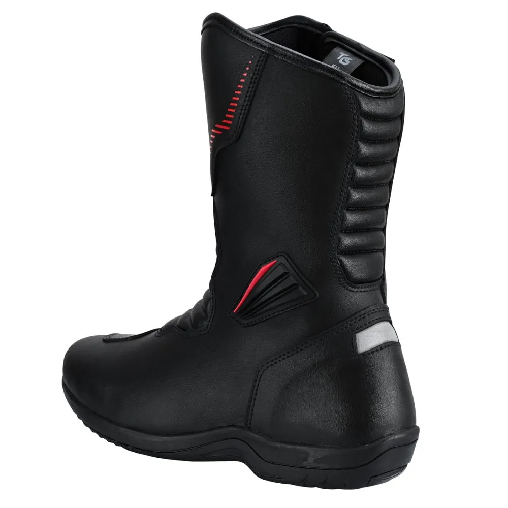 Tuff Gear Motorcycle Cruiser Touring Waterproof Microfiber Leather Boots