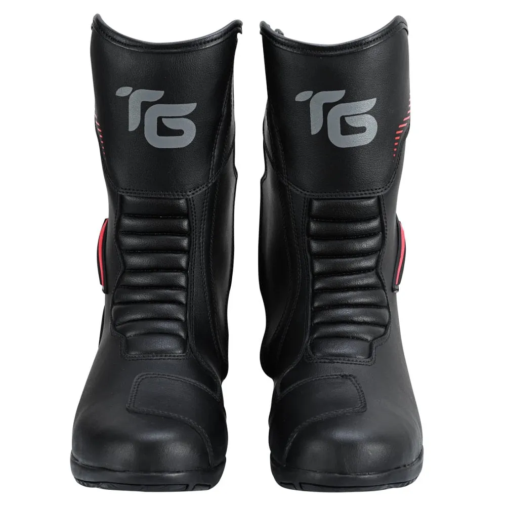 Tuff Gear Motorcycle Cruiser Touring Waterproof Microfiber Leather Boots