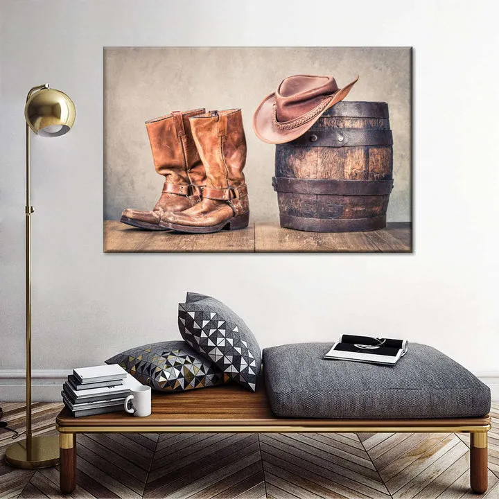 Western Cowboy Style Wall Art