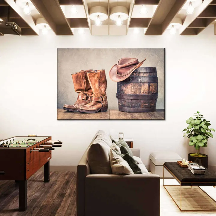 Western Cowboy Style Wall Art