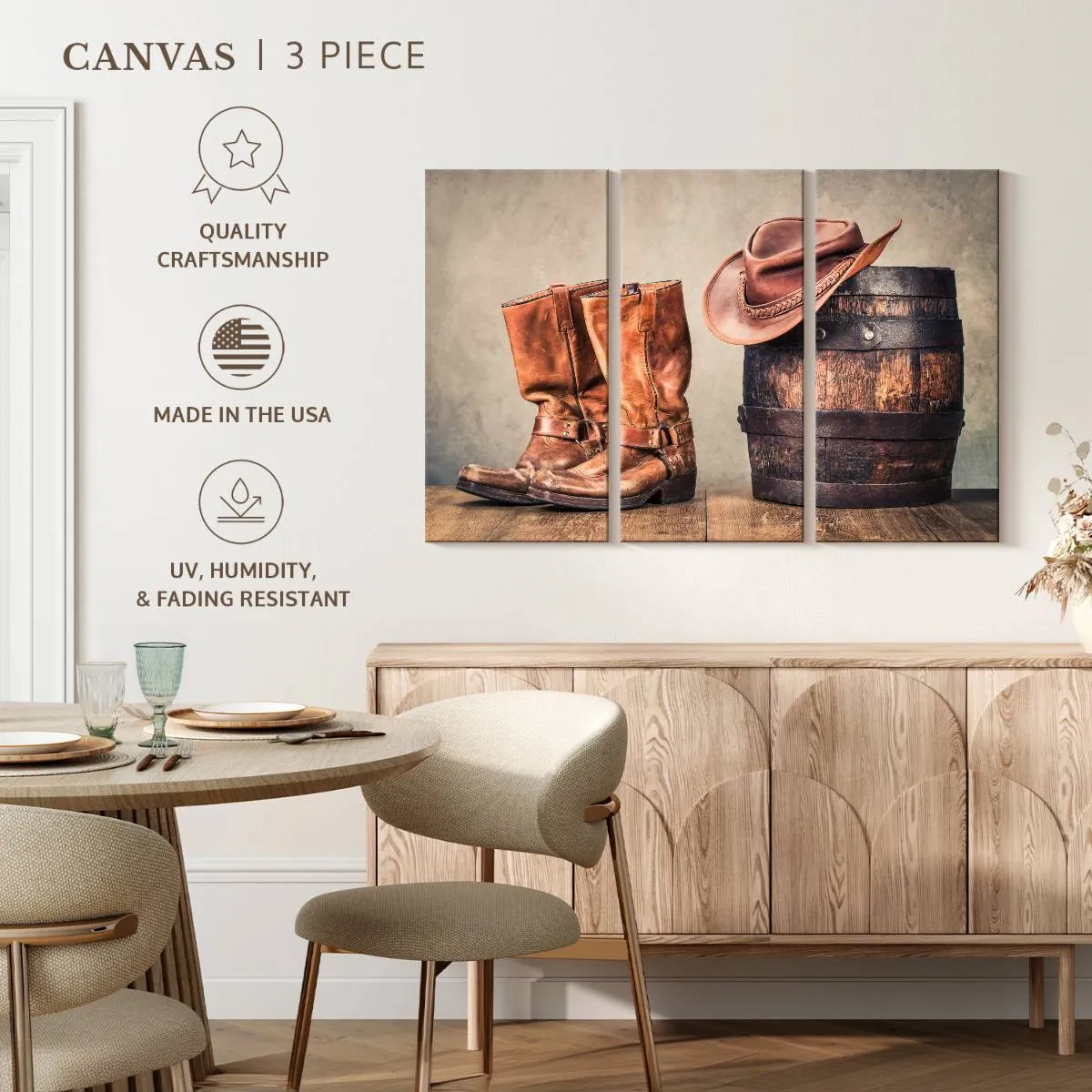 Western Cowboy Style Wall Art