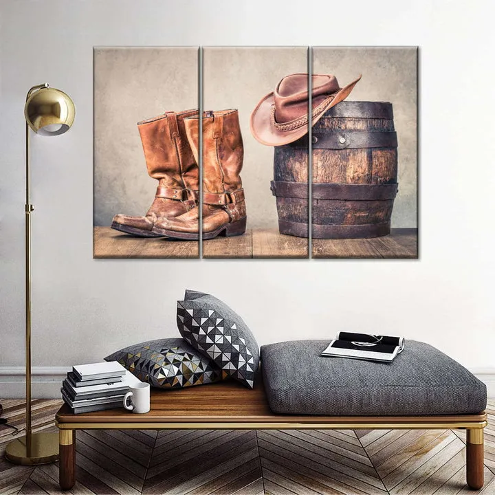 Western Cowboy Style Wall Art