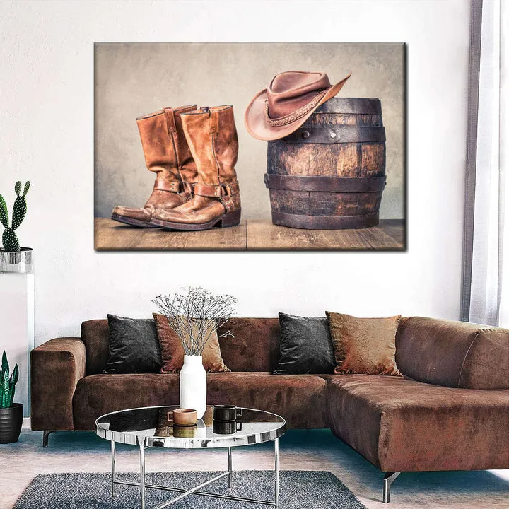 Western Cowboy Style Wall Art