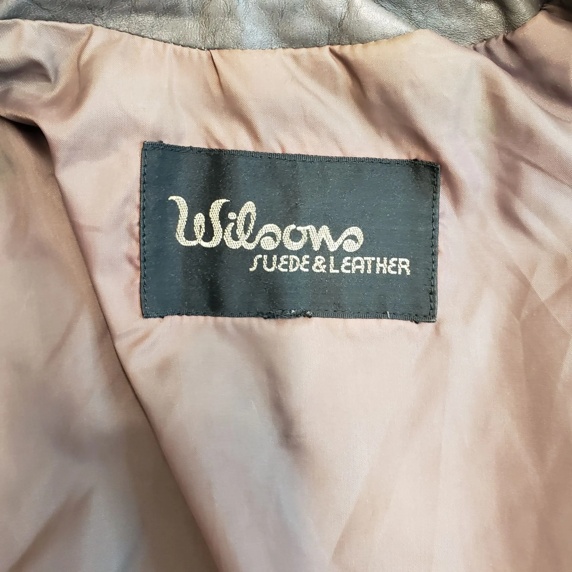 Wilsons Leather Gray Asymmetrical Zip Moto Jacket Size Small (est)