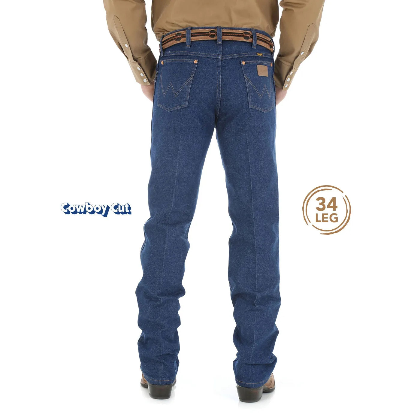 Wrangler Mens Jeans | Cowboy Cut Original | 13MWZPW | 34 Leg
