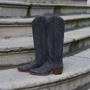 Yankee cowboy boots high - navy